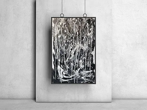 black-white-acryl